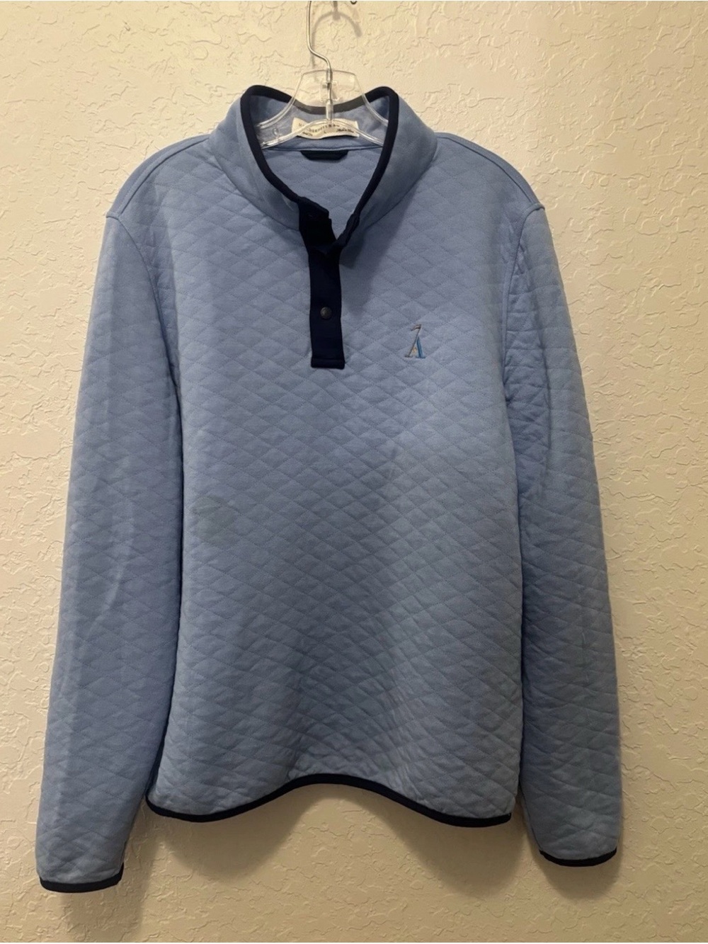 Holderness Bourne Quarter Zip  Performance Pullover Men’s L Golf Logo